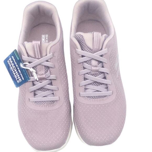 Skechers Women's Go Walk Joy Performance Sneakers Washable Mauve Pink - Picture 2 of 6